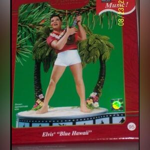2002 CARLTON Heirloom collection Elvis Presley Blue Hawaii vintage ornament new